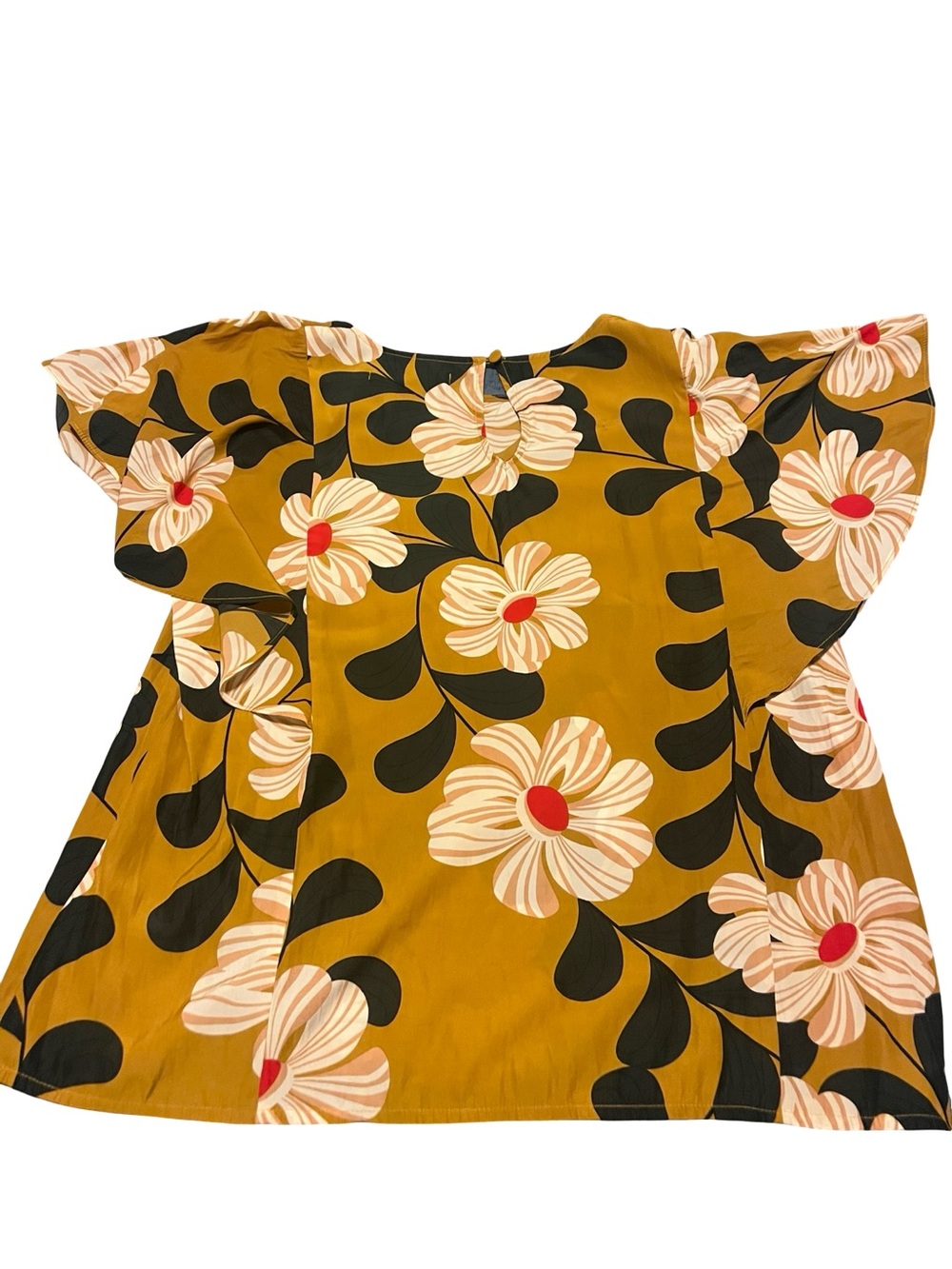 Eva Franco Anthropology Ikebana Flowered Top Size 12 - Picture 2 of 6